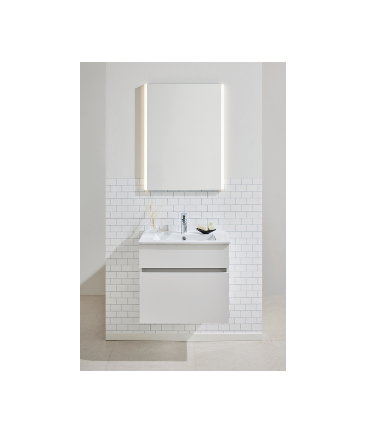 Tvättställsskåp nova vit 600 M tvättställ