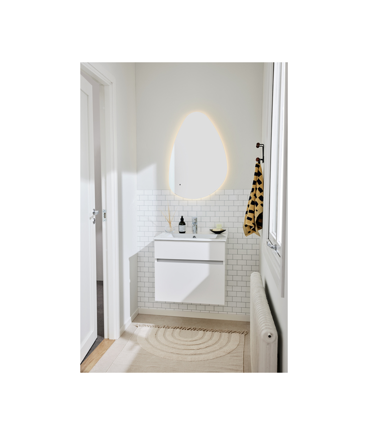 Tvättställsskåp nova vit 600 M tvättställ