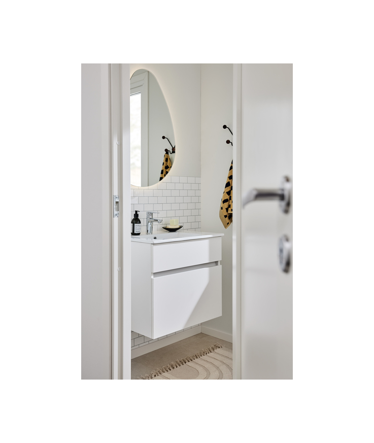 Tvättställsskåp nova vit 600 M tvättställ