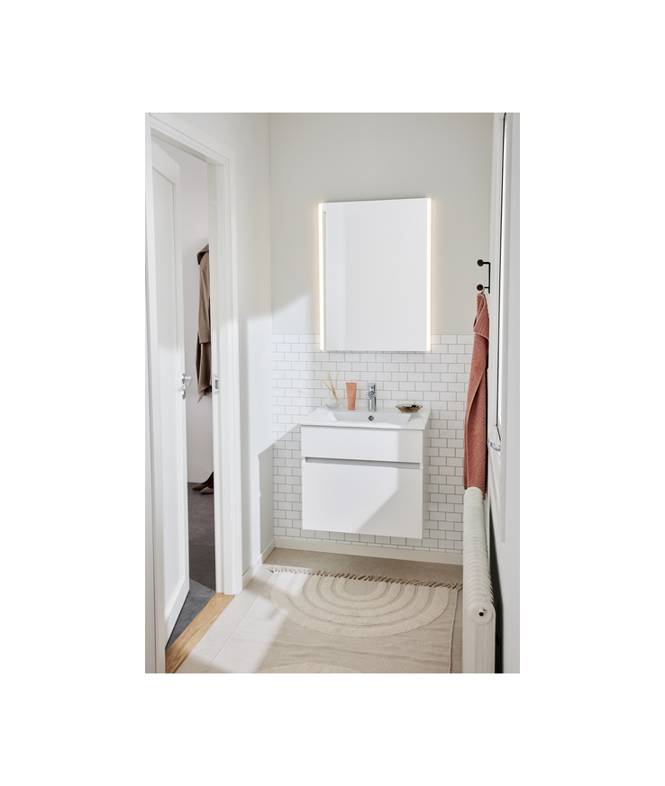 Tvättställsskåp nova vit 600 M tvättställ