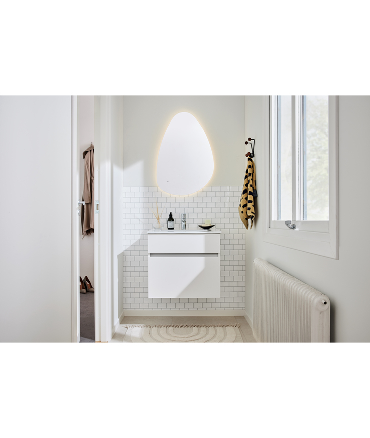 Tvättställsskåp nova vit 600 M tvättställ