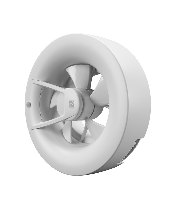 Badrumsfläkt bodo prime vit