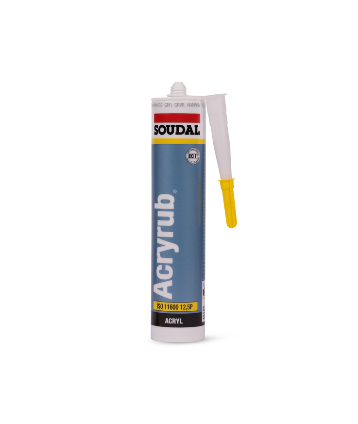 Akrylfog svart soudal