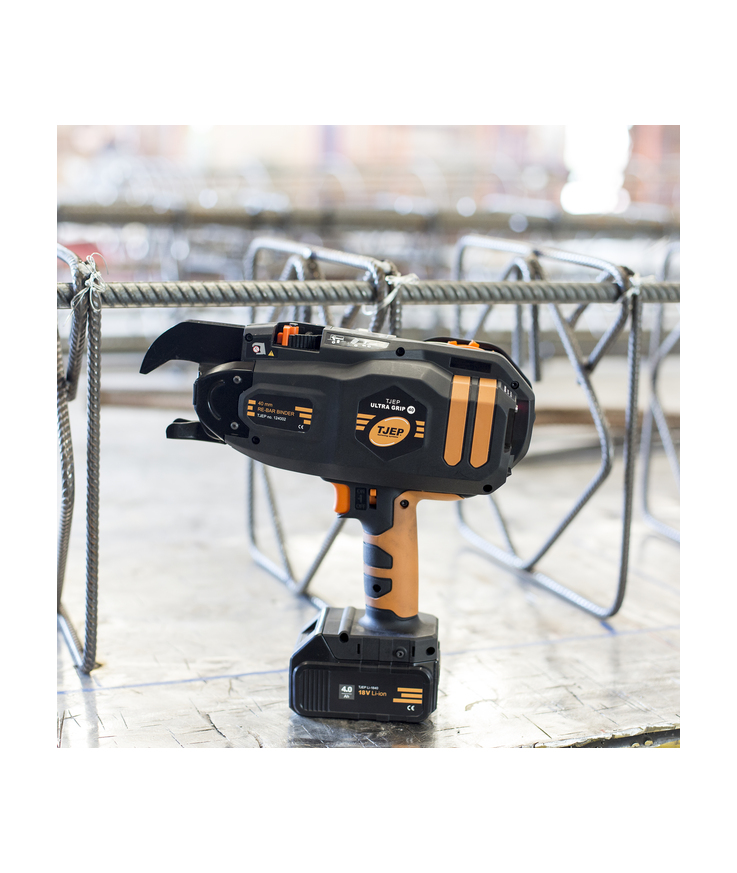 Najmaskin ultra grip 40 tjep Inkl 2st batterier 12-40mm