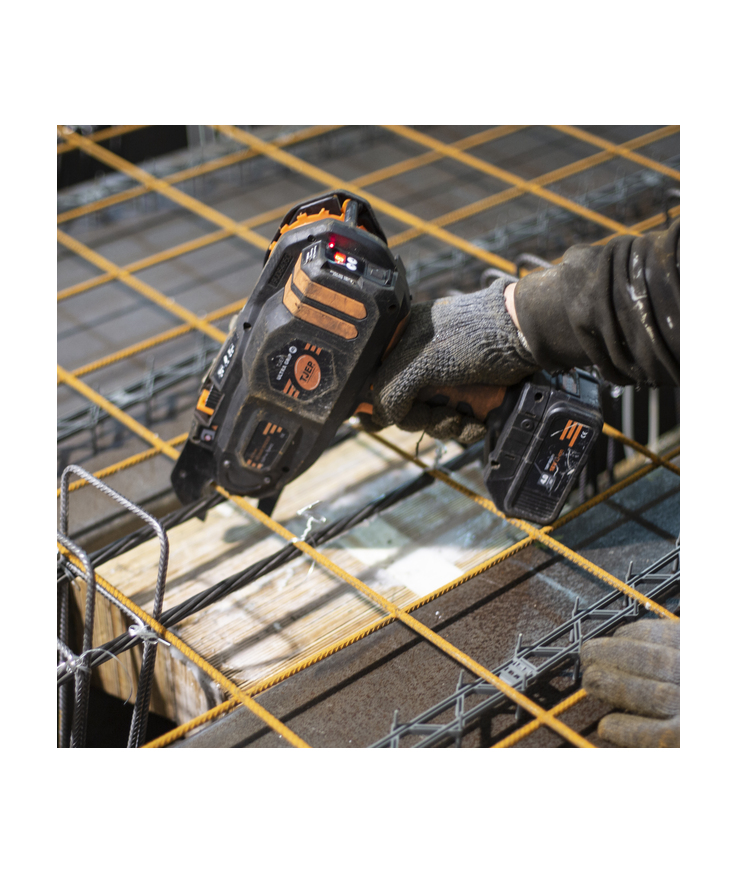 Najmaskin ultra grip 40 tjep Inkl 2st batterier 12-40mm