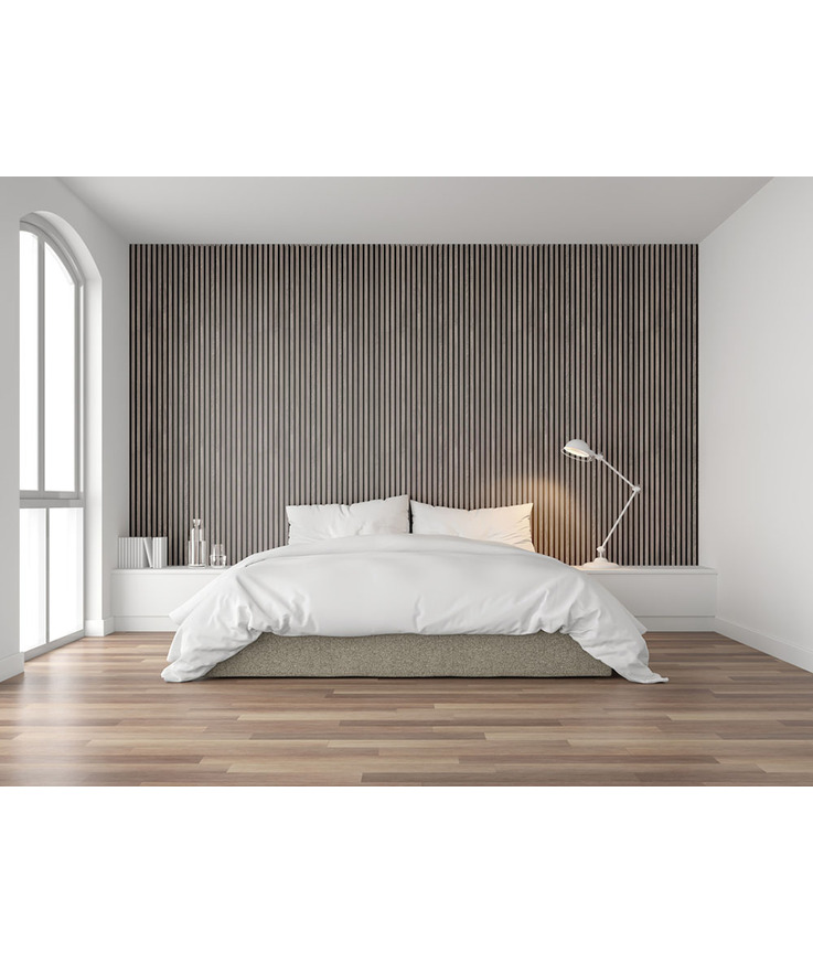 Väggpanel akustik premium grey Oak 22x605x2440mm