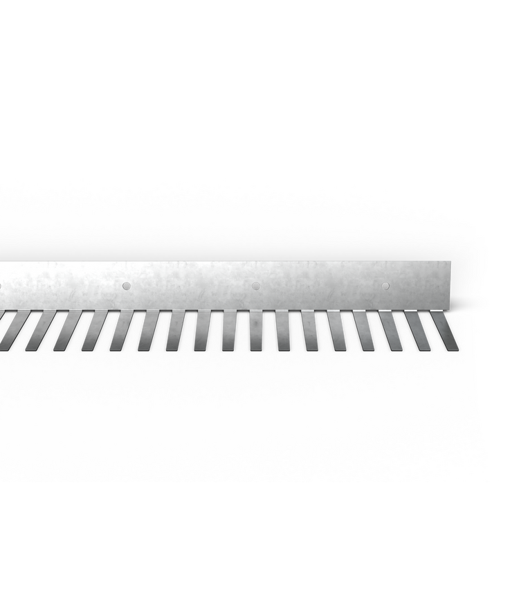Musband galv spalt 28mm 1,25m 50st