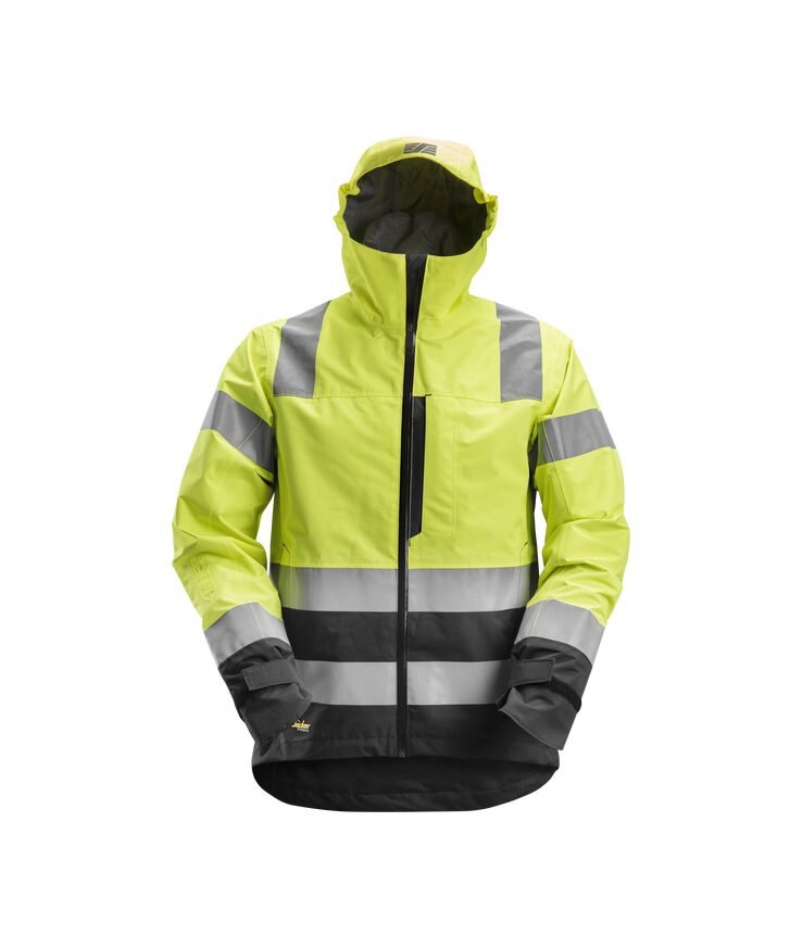 Skaljacka vattentät kl 3 Varselgul/svart stl xxl