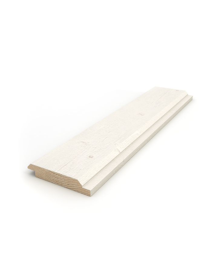 Dubbelfas fals g4-2 cmp-g vit Gran 22x145 4,8m