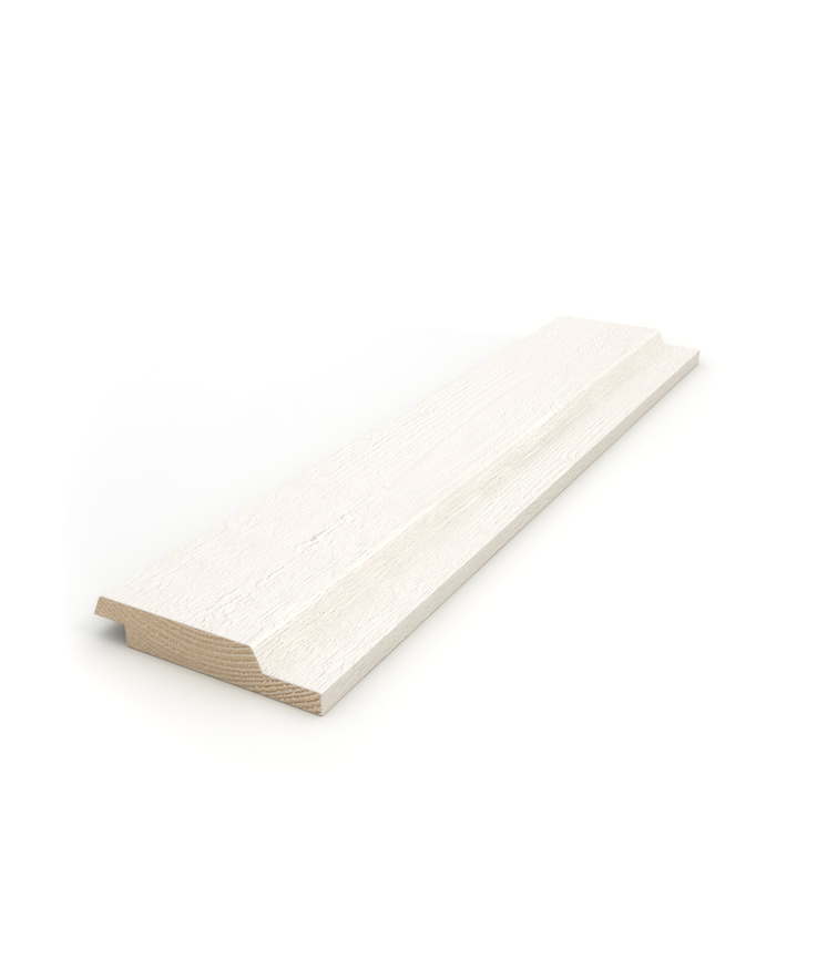 Spårpanel falsad g4-2 fasade Cmp-g/m vit gran 22x145 4,8m