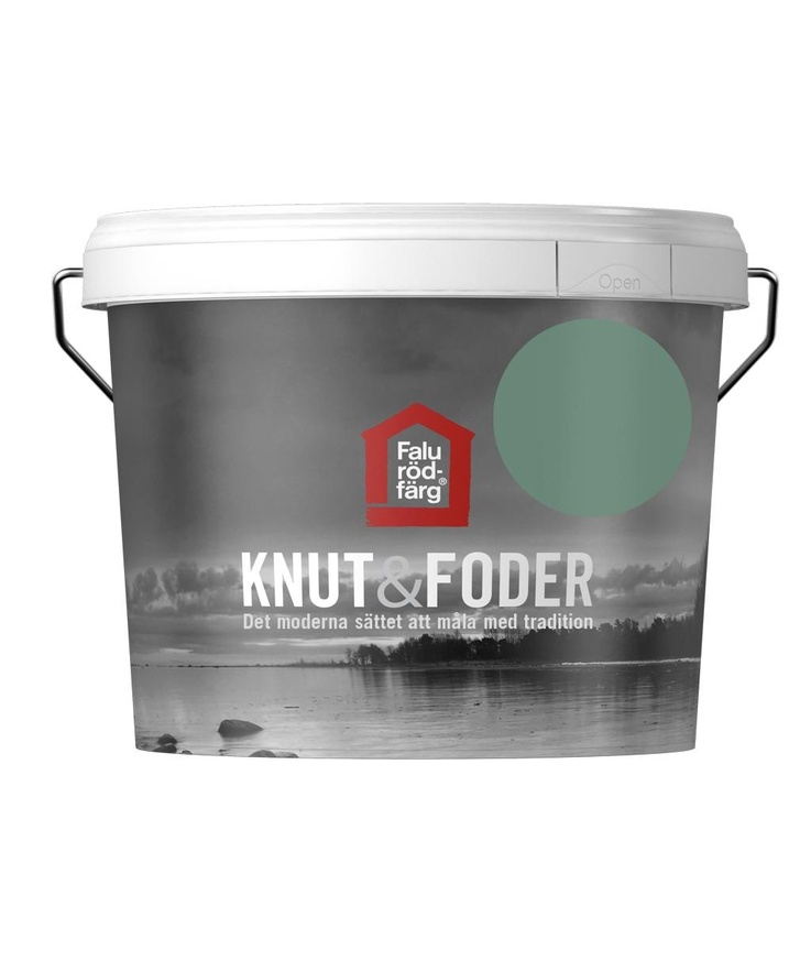 Falu rödfärg knut&foder grön