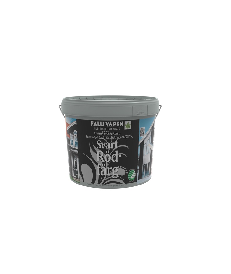 Rödfärg falu vapen svart Penselkvalitét