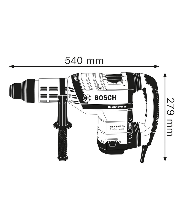 Borrhammare Bosch GBH 8-45 DV