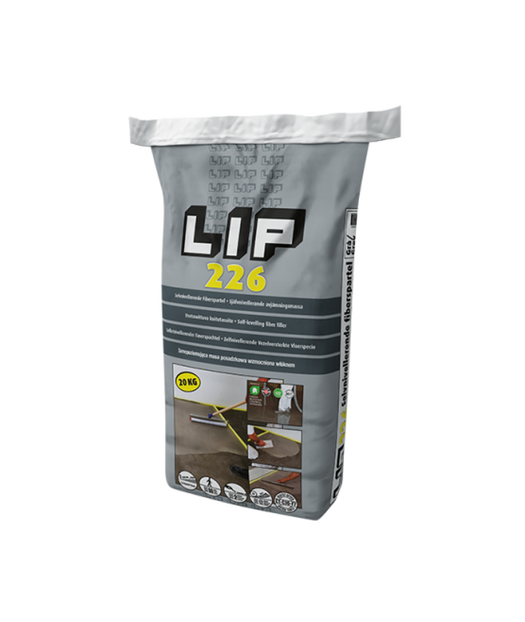 Avjämningsmassa lip 226 Fiberspackel 20kg