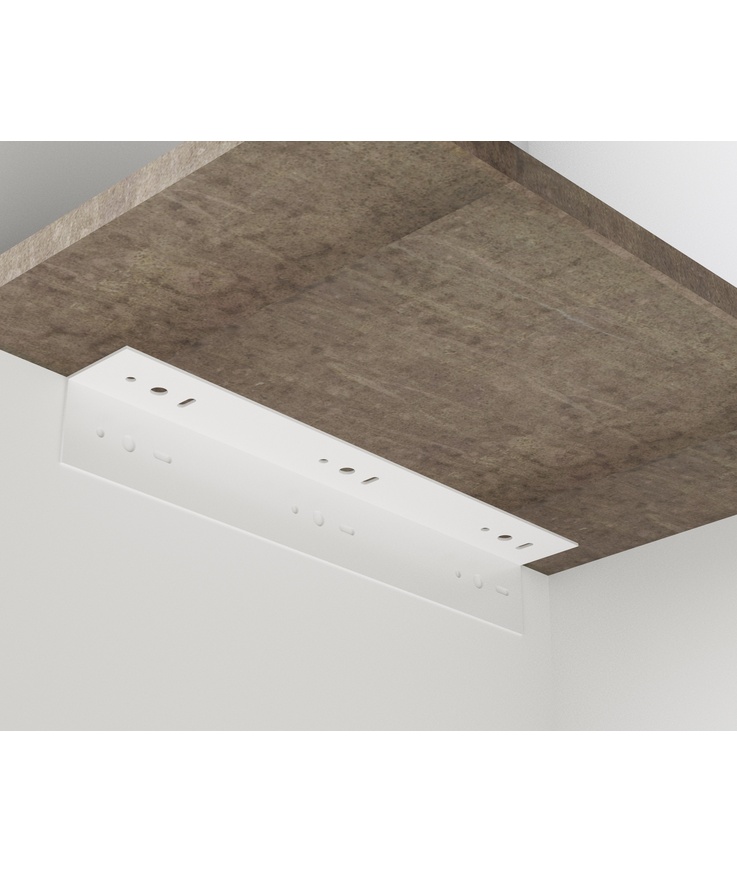 Bänkskivekonsol vit 385mm