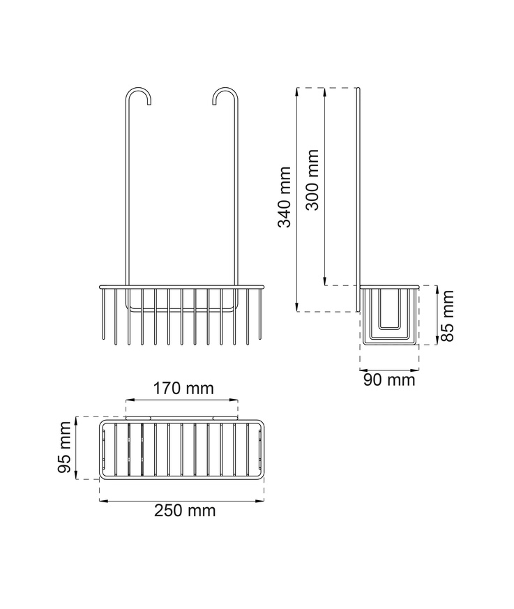 Blandarkorg azalea single krom Cc150-160mm