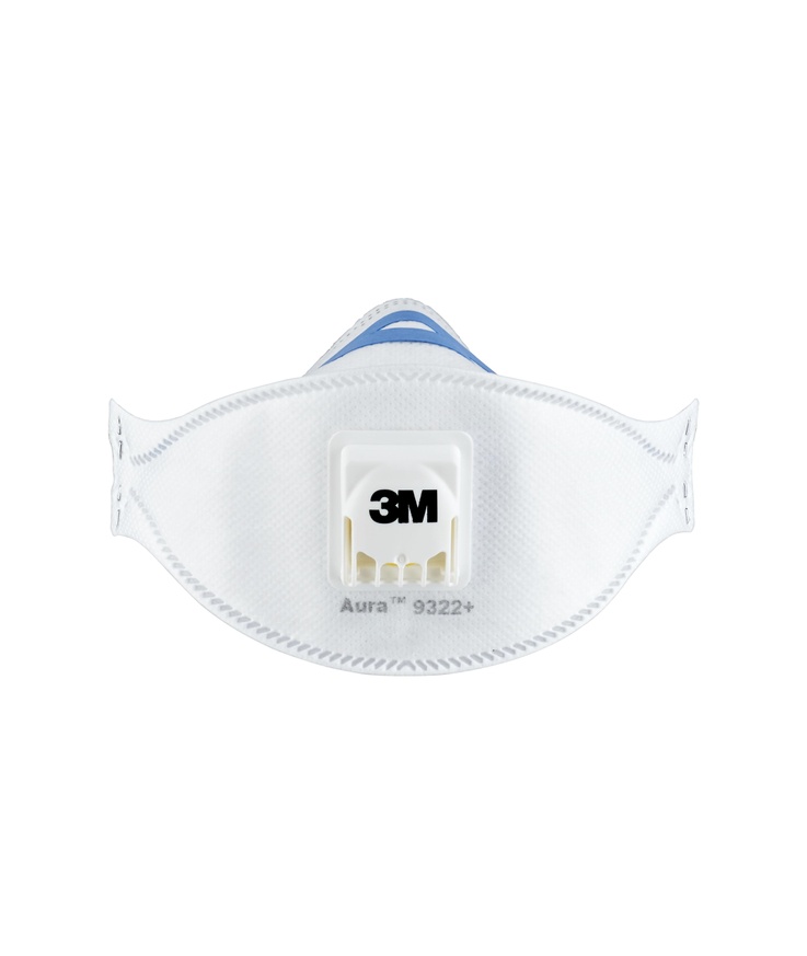 Andningsskydd 9322+ aura ffp2 Med ventil
