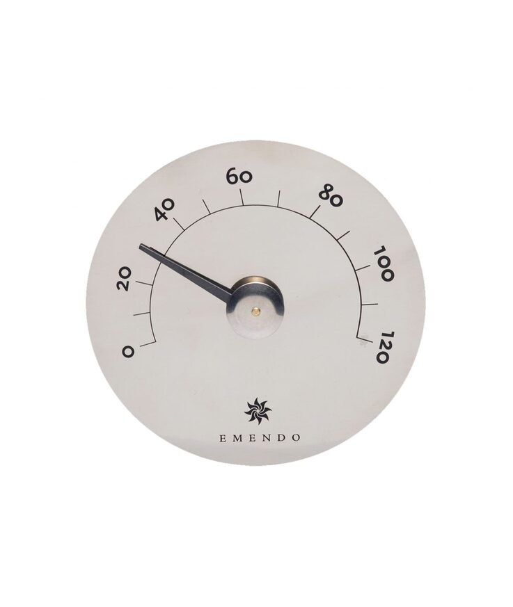 Bastutermometer emendo stål 13cm
