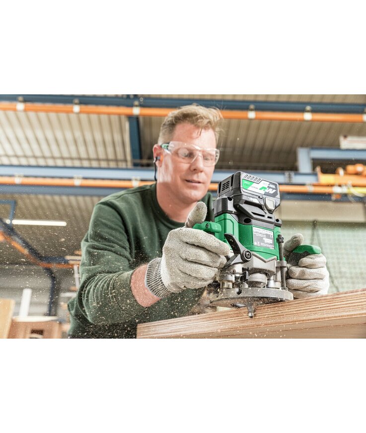 Handöverfräs m3612da t/o hsc Hikoki 36v mv u batteri/laddar