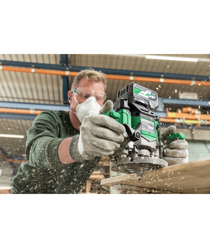 Handöverfräs m3612da t/o hsc Hikoki 36v mv u batteri/laddar