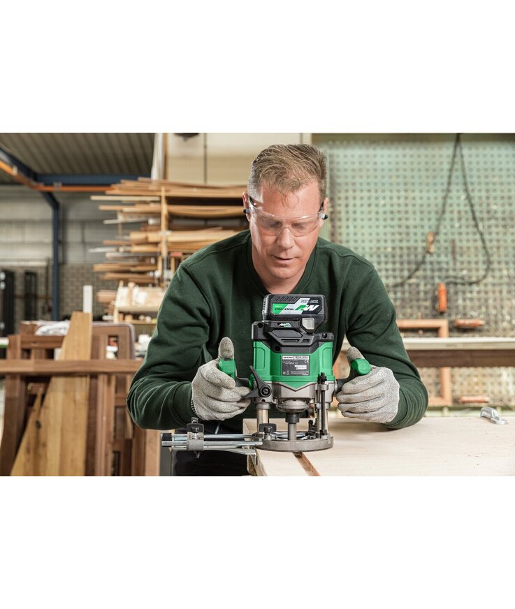 Handöverfräs m3612da t/o hsc Hikoki 36v mv u batteri/laddar