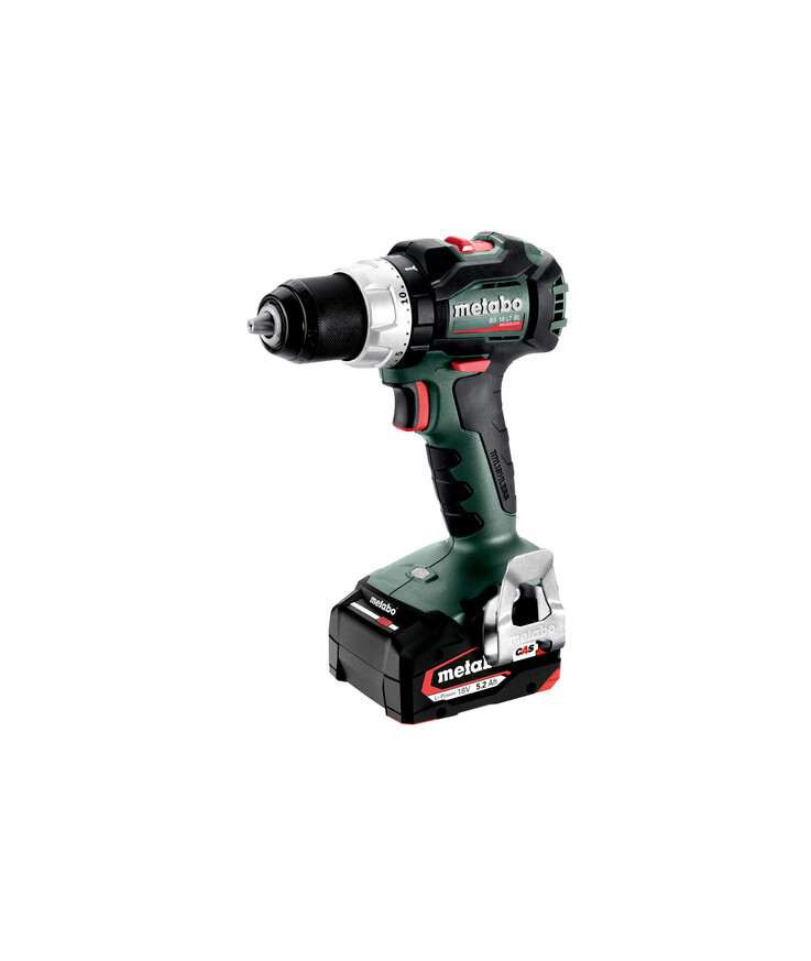 Borrskruvdragare bs18ltbl Metabo 18v 2x5,2ah li-po m-box