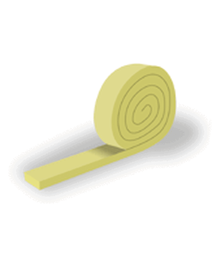 Drevremsa glas 25x50x18000mm