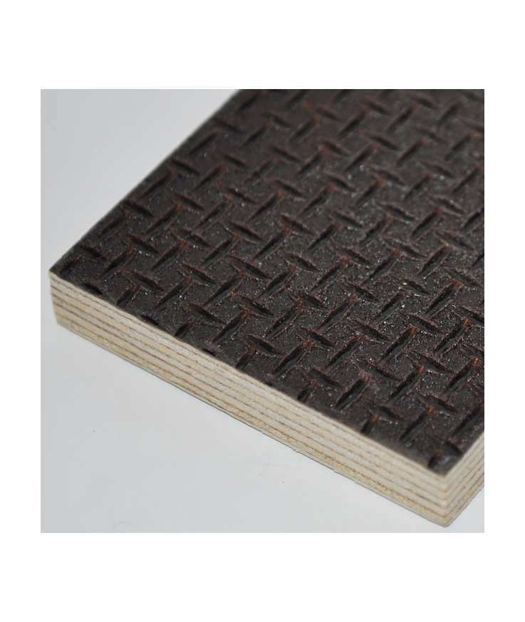 Slitskyddsplywood metsä deck Wira 120g björk 12x1525x3050mm