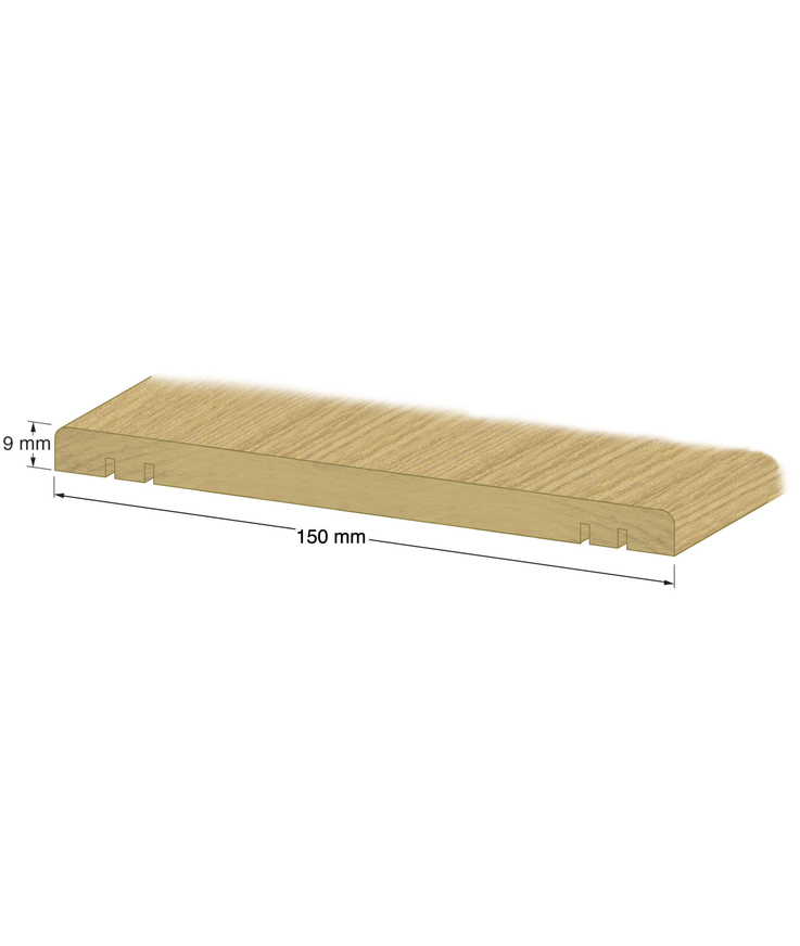 Tröskel ek 9x150mm 200cm