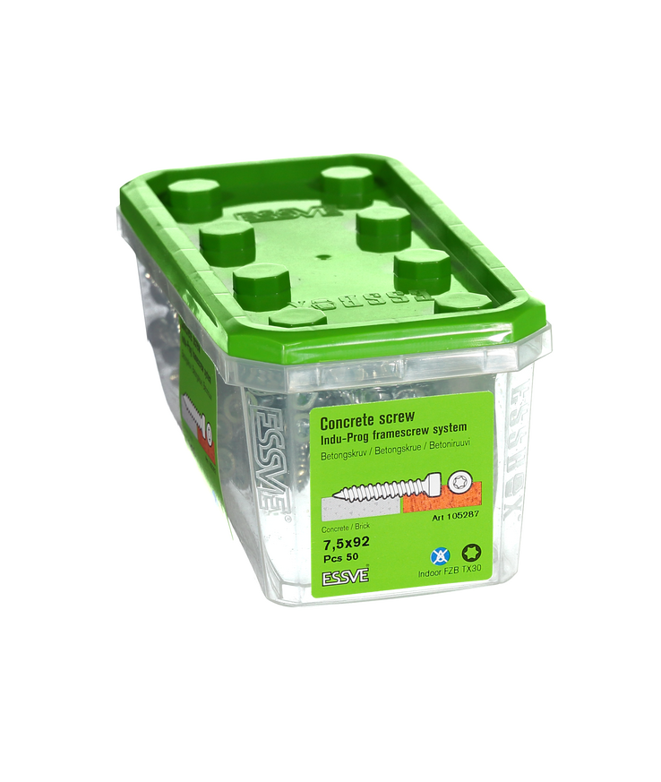Betongskruv indu-prog tx30 fzb 7,5x92