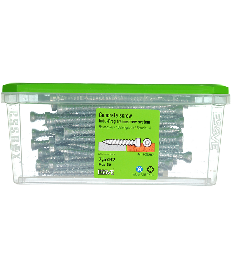 Betongskruv indu-prog tx30 fzb 7,5x92