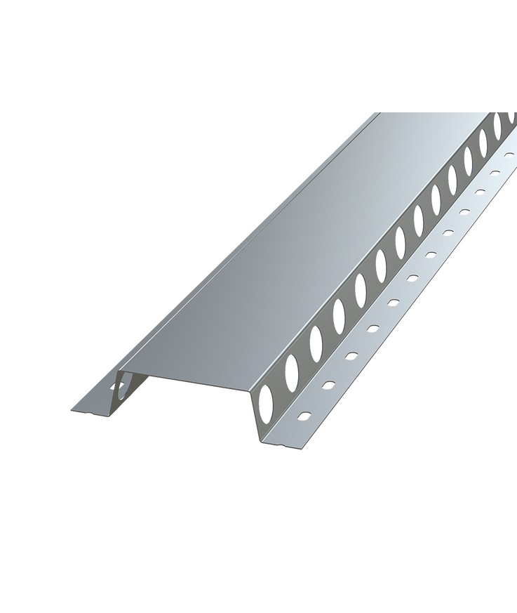 Fasadläkt flv ventilerad svart 3000x1mm