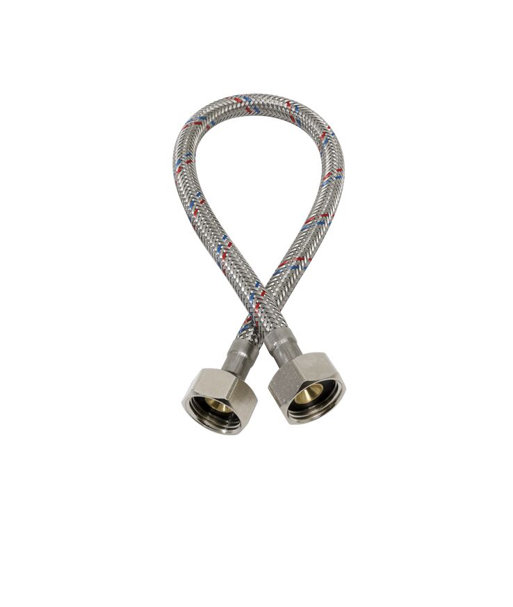 Slang ansl pex rak/rak rf Omflät dn6 g15 500mm