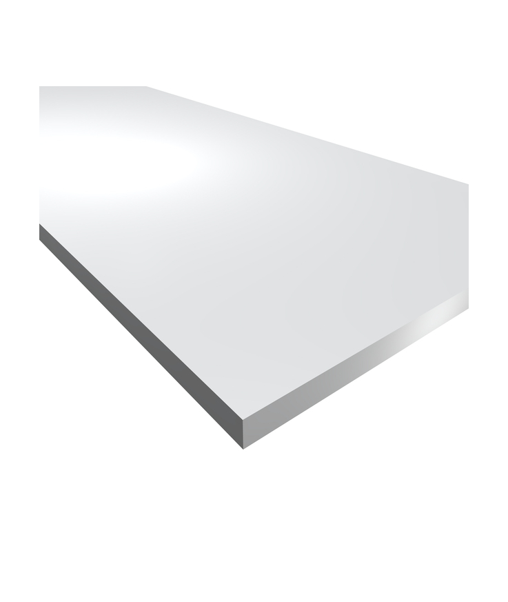 Hyllplan marbodal vit kantlist 16x522x465mm