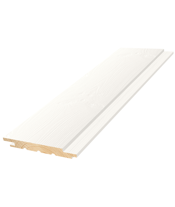 Panel trend slät finess s0500n Målad änds 13x120x4800 8st