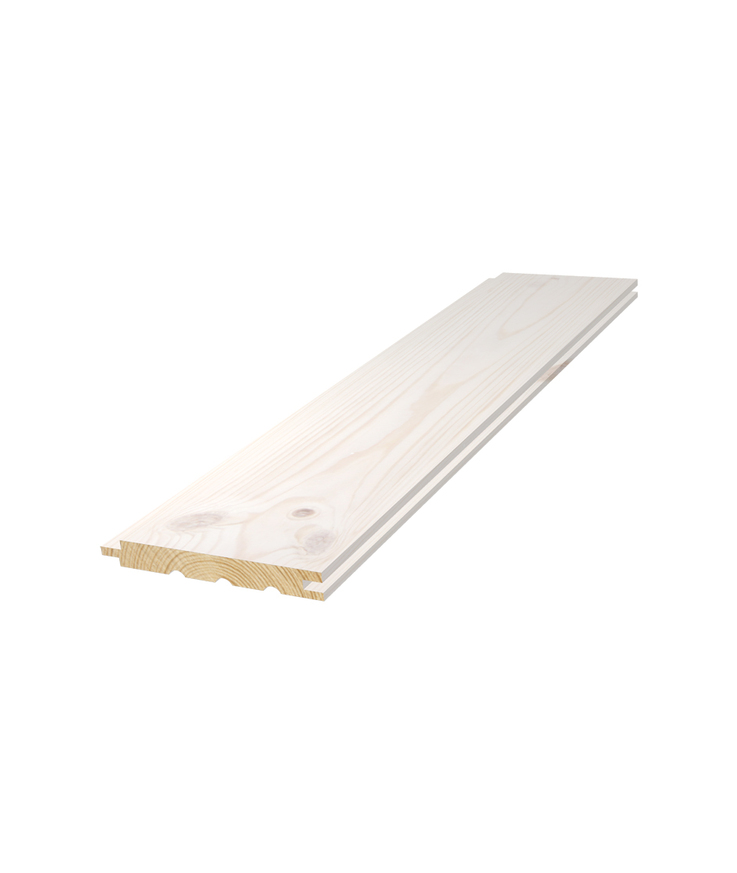 Panel trend slät vitvax Furu ändsp 13x120x5400 8st