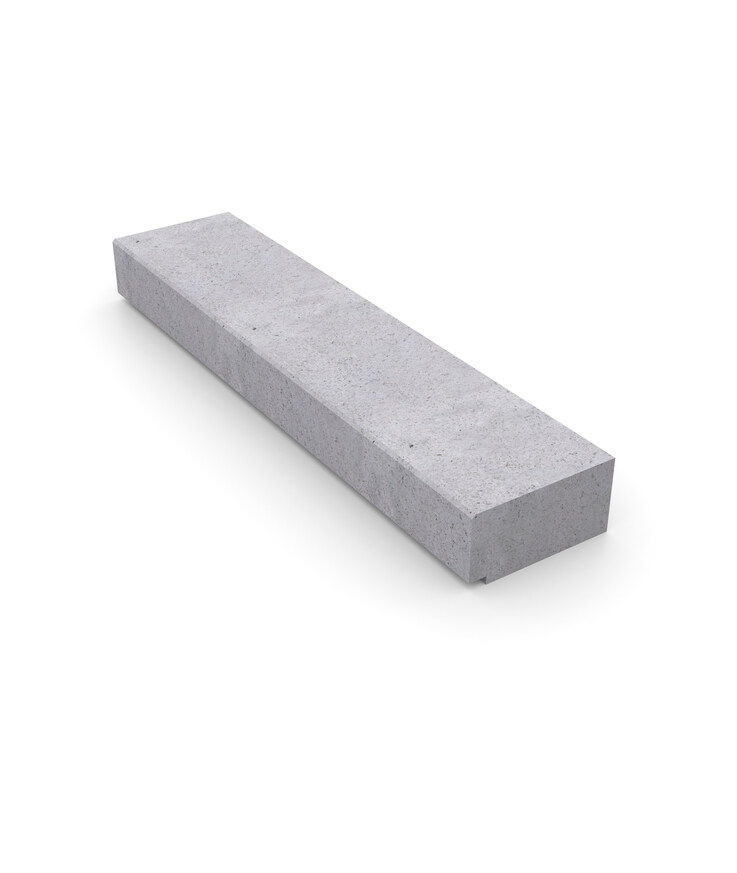 Blocksteg naturgrå 1500x150x300mm