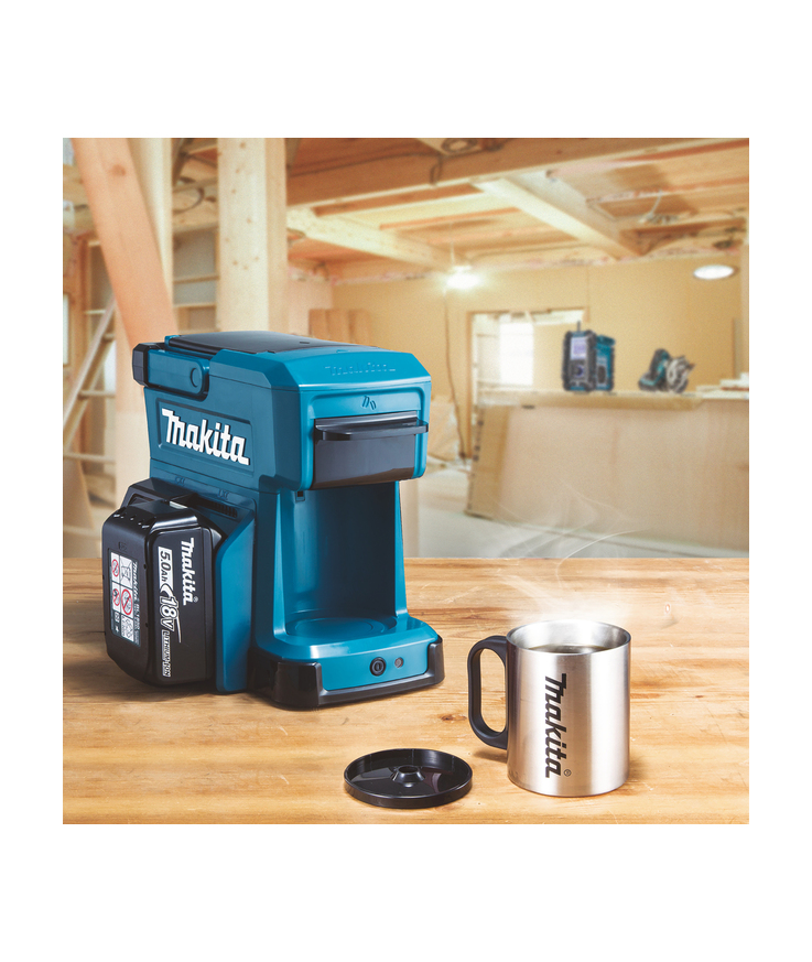Kaffebryggare dcm501z makita 12v 18v solo mugg filter 240ml