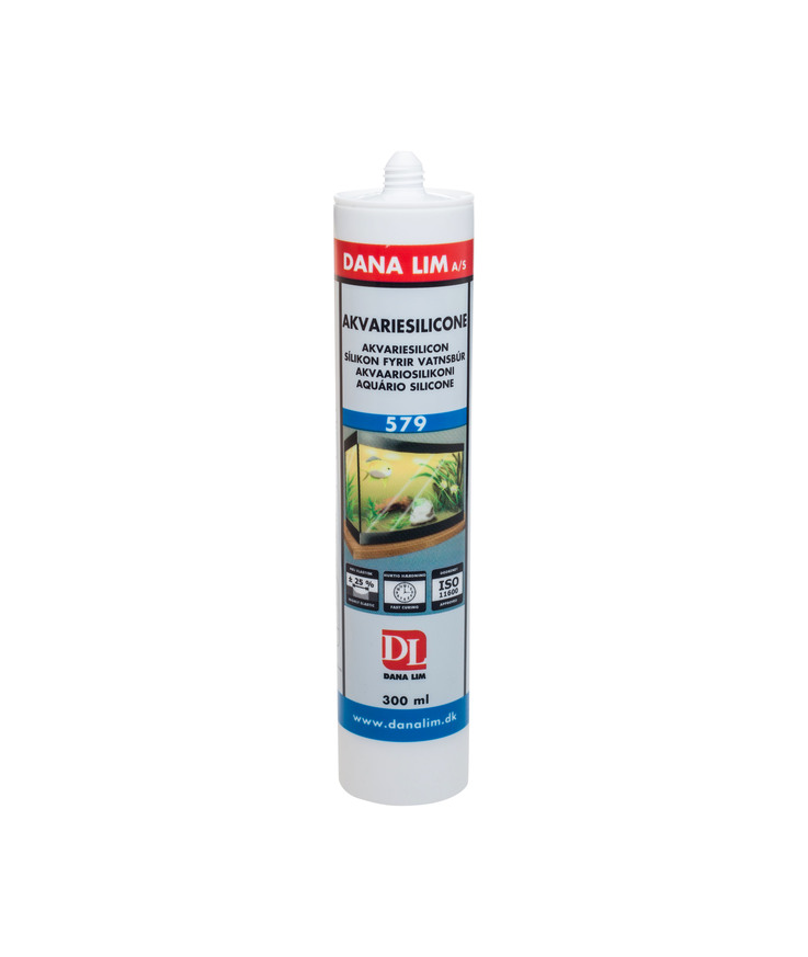 Fogmassa akvariesilikon 579 Transparent 300ml
