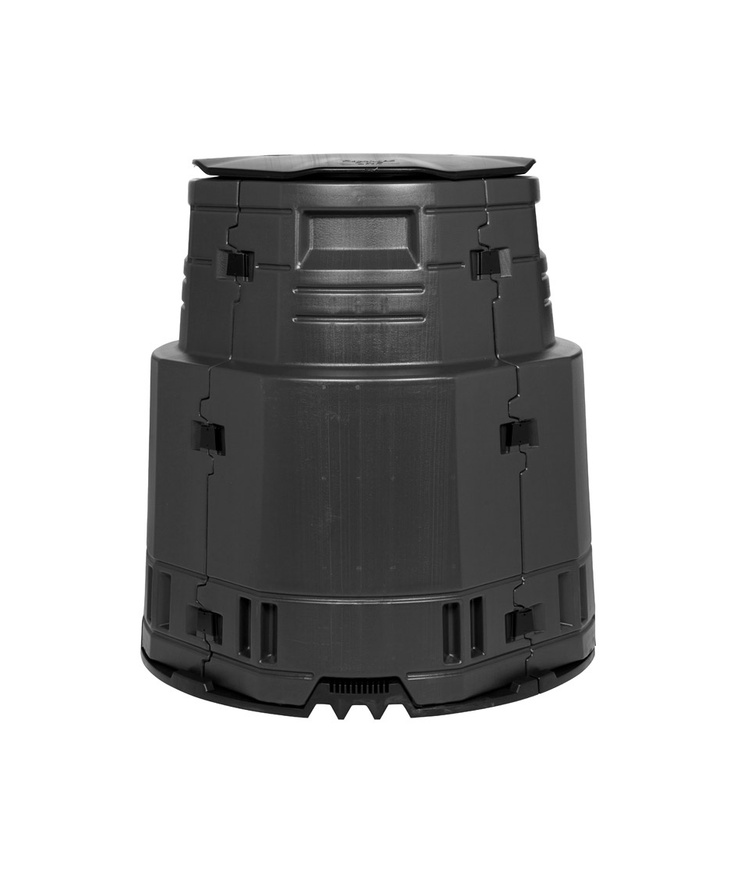 Kompostbehållare master plus Greenline svart 375l