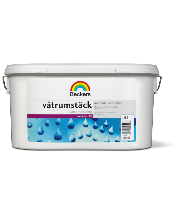 Våtrumsfärg våtrumstäck vit 4l