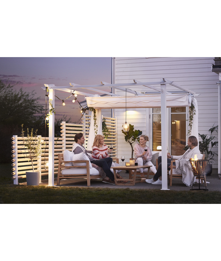 Pergola vit 3x3m