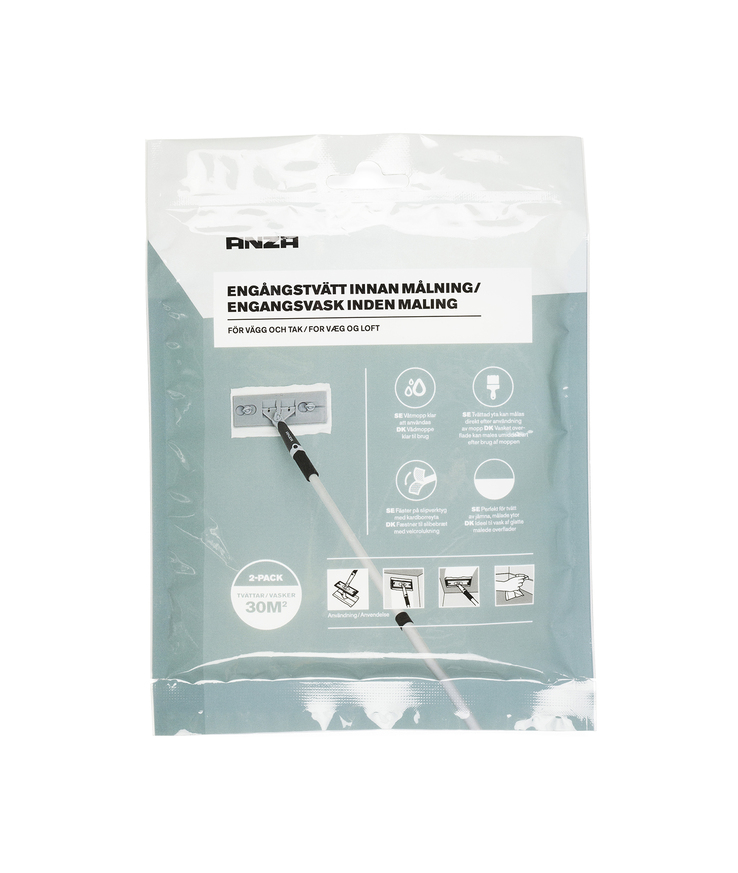 Engångstvätt för vägg&tak