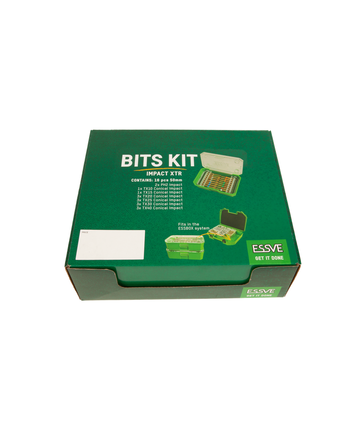 Bits kit xtr impact 16 pcs 50mm