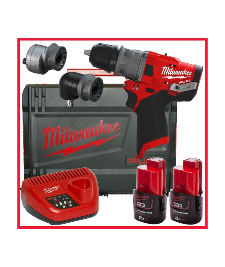 Slagborrmaskin Milwaukee M12 FPDXKIT 202X