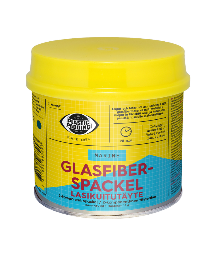 Spackel glasfiber plastic Padding glasfiberspackel 0,46l