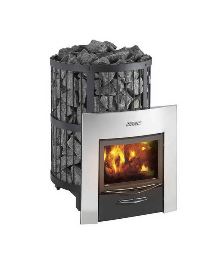 Bastuaggregat vedeldat Harvia Legend 240 Duo Svart
