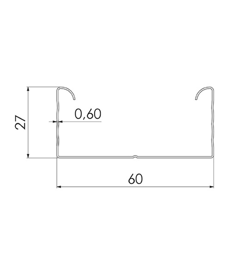 Takprofil gk 3 gyproc 835mm