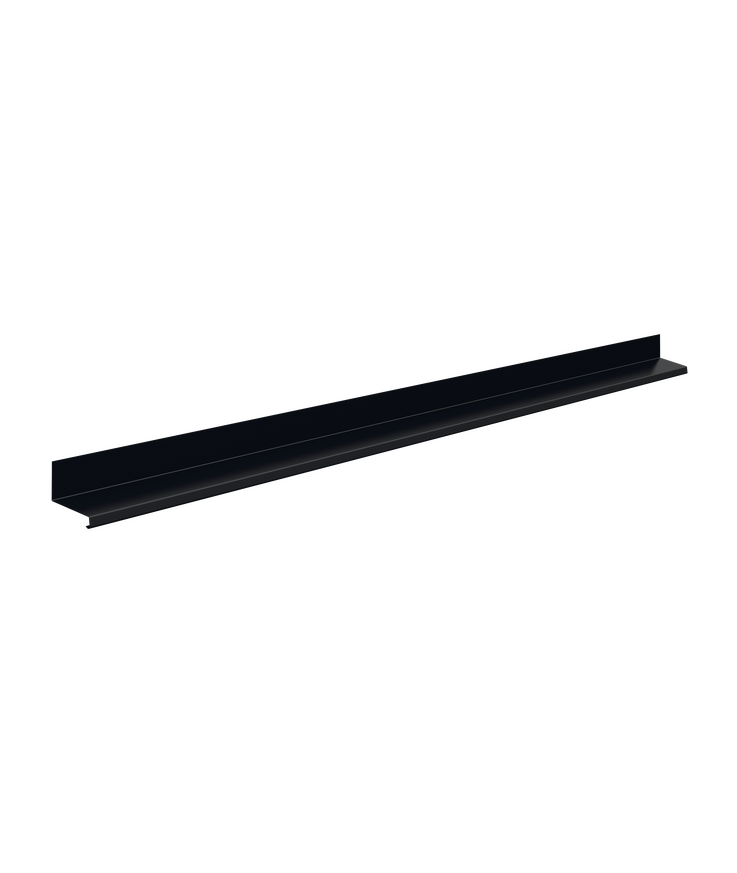 Överbleck ob till fönster Svart 015 60x1200mm