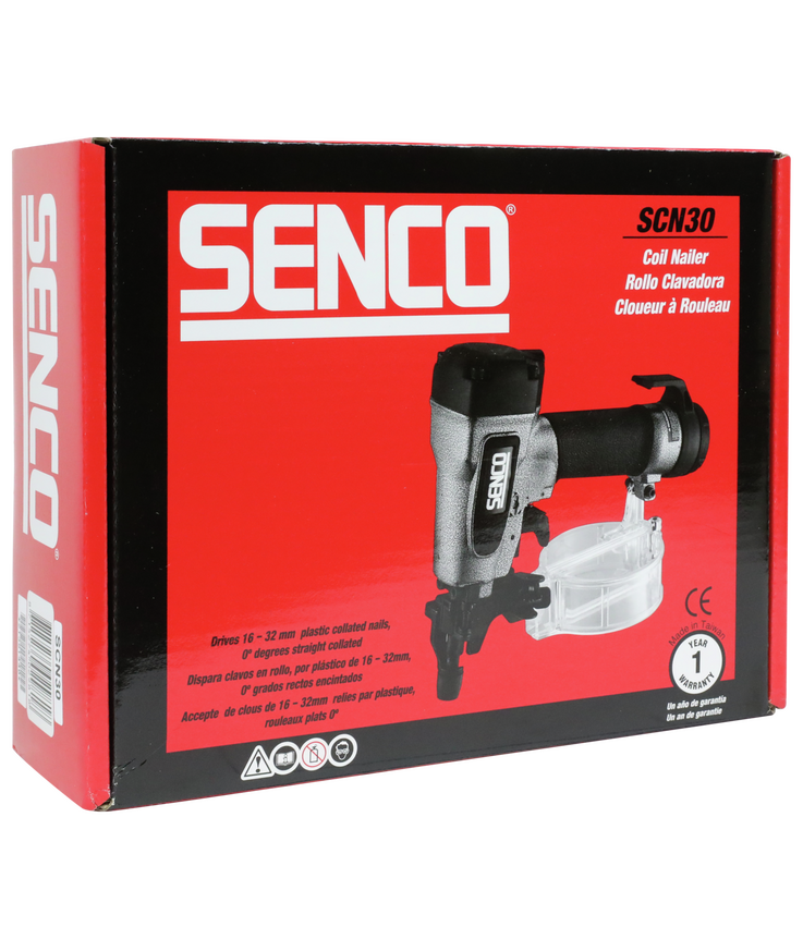 Spikpistol rullb scn30 0gr Senco luft 1,6-2,1mm, 16-32mm